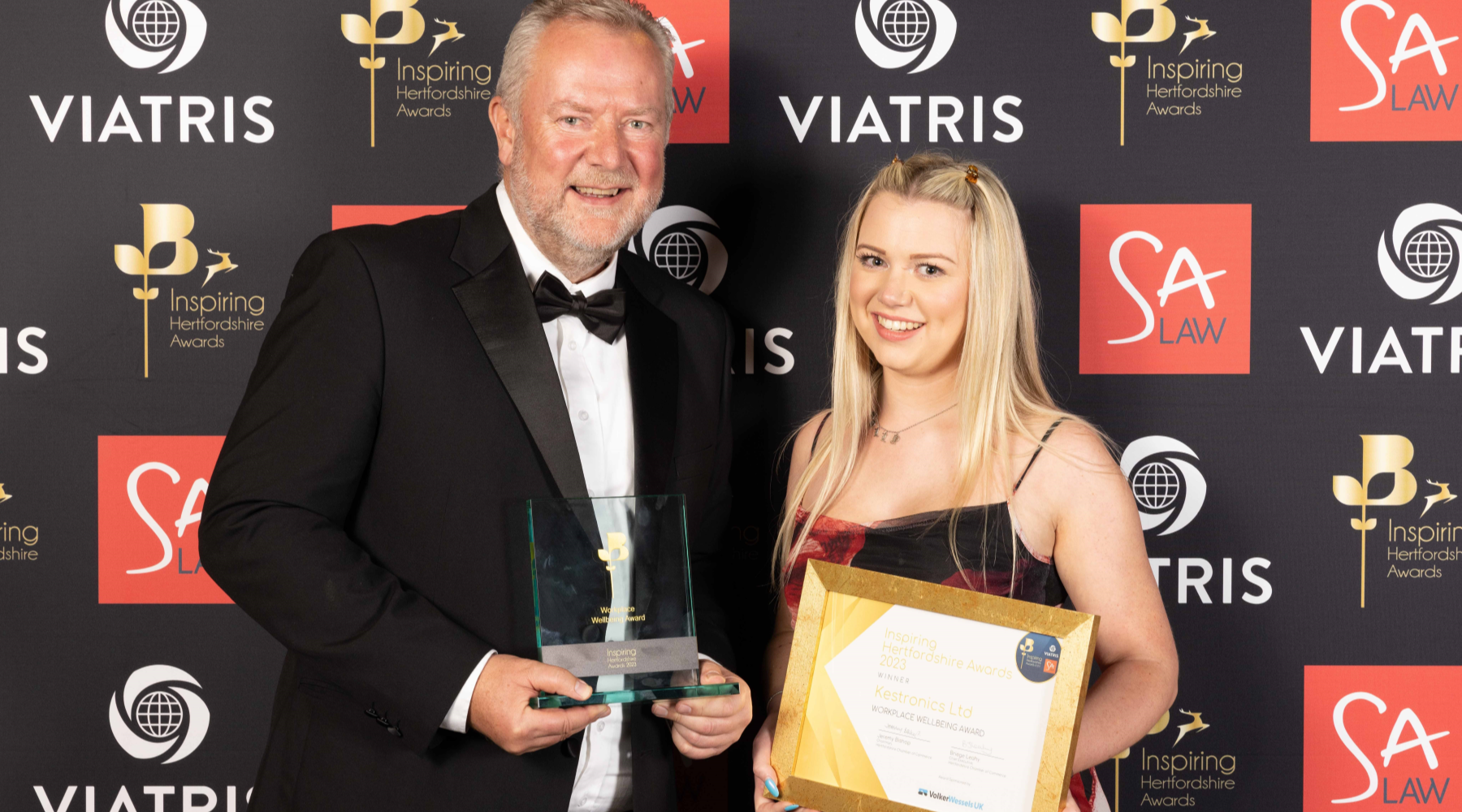 Kestronics Win 'Workplace Wellbeing' Award 2023 - Herts Chamber of Commerce