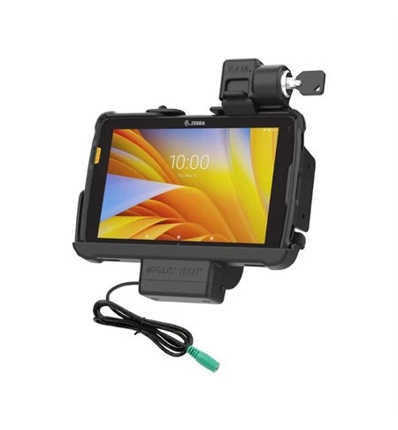 Locking RAM Tough-Dock for Zebra ET4x 8 Inch Tablet w/ Rugged Frame 3PTY-RAM-HOL-ZE20PKLU