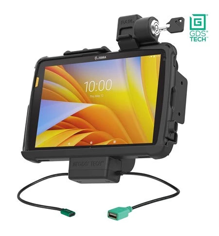 Locking GDS® Power + Data Dock for Zebra ET4x 10" with IntelliSkin®