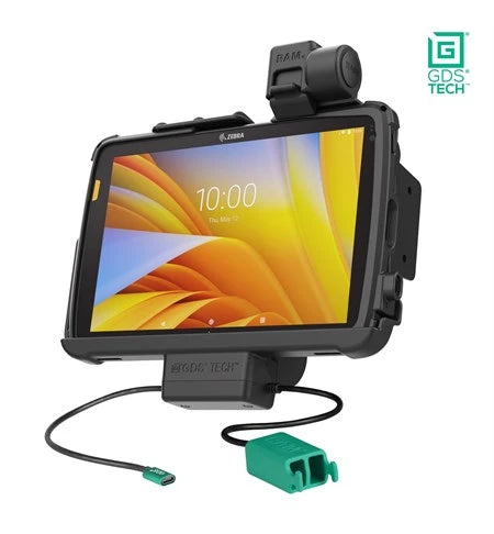GDS® Power + Dual USB Dock with Latch for Zebra ET4x 10" Tablet