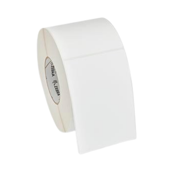 Z-Perform 1500T Label - 4x6in (101.6x152.4mm) - Coated, Permanent Adhesive, 3in (76.2mm) core