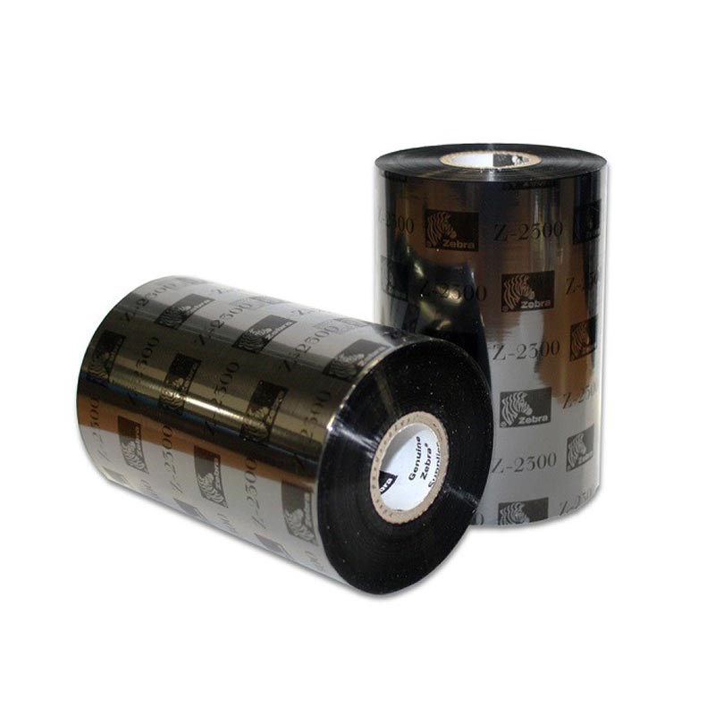 Zebra 2300 European Wax 110mm x 74m Thermal Transfer Ribbon, 12mm core, 12/box