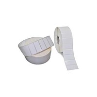 3011715 Zebra 51 x 25mm PolyE 3100T Gloss Polyethylene Permanent Adhesive Labels, 25mm core