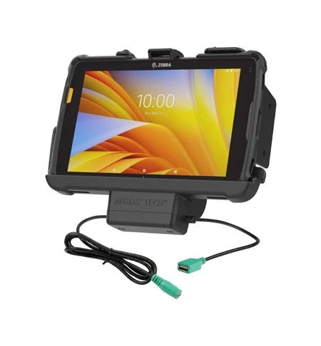 RAM Tough-Dock Power & Data for Zebra ET4x 8 Inch Tablet w/ Rugged Frame 3PTY-RAM-HOL-ZE20PDU