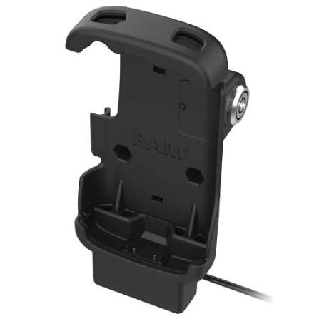 3PTY-RAM-HOL-ZE24PLU RAM Powered Locking Cradle for Zebra TC22/27 with Boot