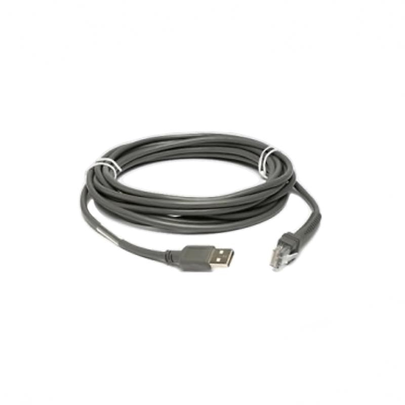 Zebra- 7ft Straight Shielded USB Cable - CBA-U21-S07ZBR