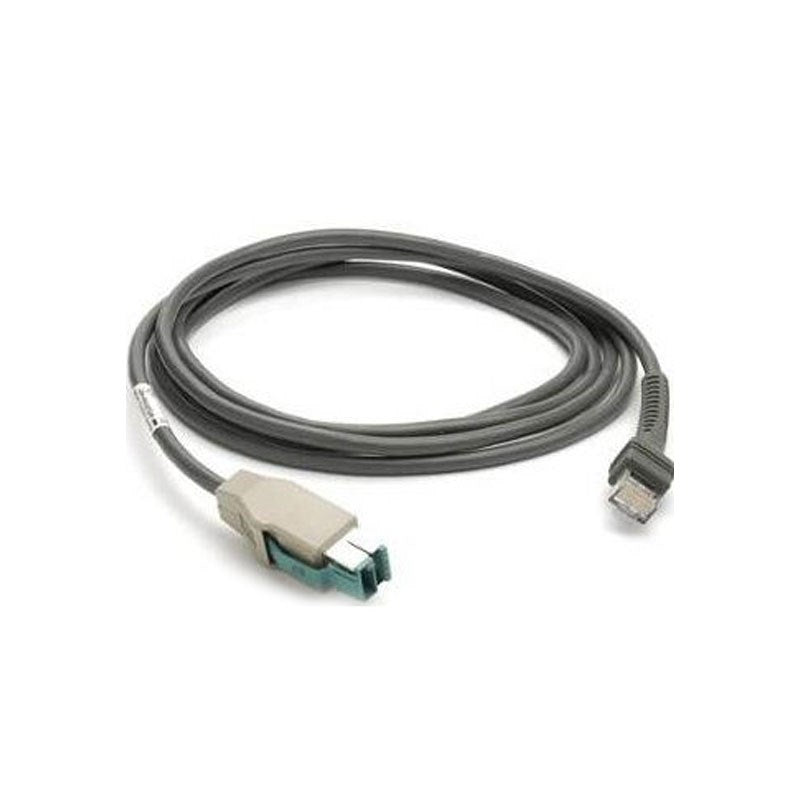 Zebra- 7ft (2.13m) Shielded Power Plus USB Cable - CBA-U23-S07ZBR