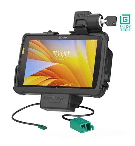 Locking GDS® Power + Dual USB Dock for Zebra ET4x 8" with IntelliSkin®