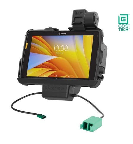 GDS® Power + Dual USB Dock with Latch for Zebra ET4x 8" Tablet