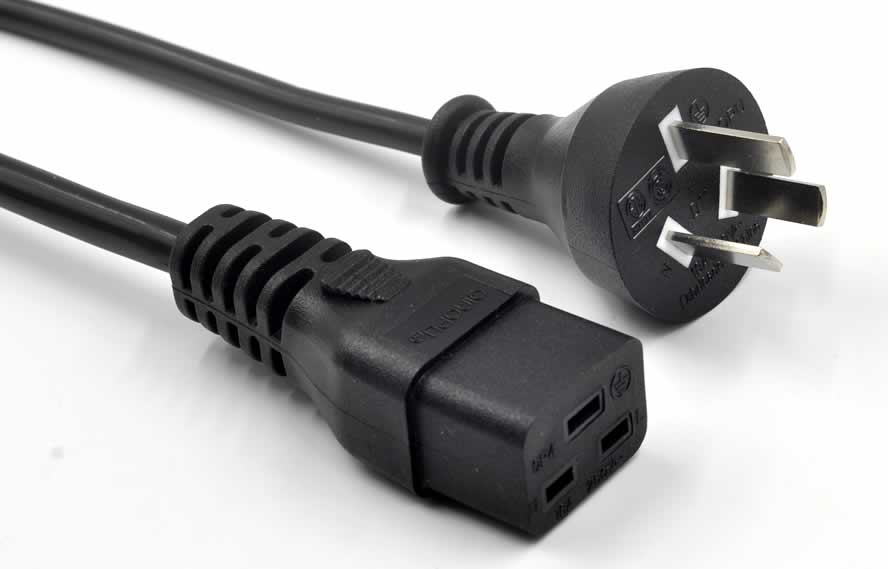 Power Cord, 3 Pin, Argentina, ROHS