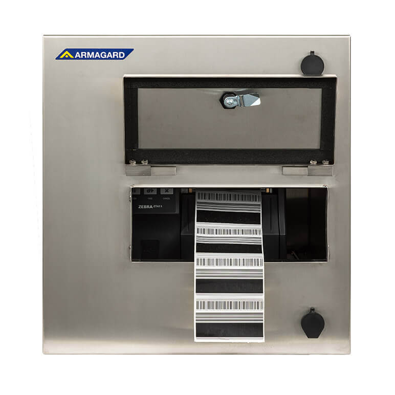 Armagard Zebra ZT411 Water Resistant Label Printer Enclosure