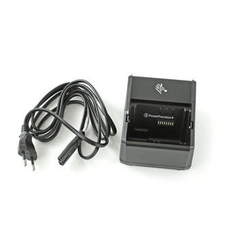 Zebra 1 slot battery charger for ZQ600, QLn and ZQ500 Series and EU power cord