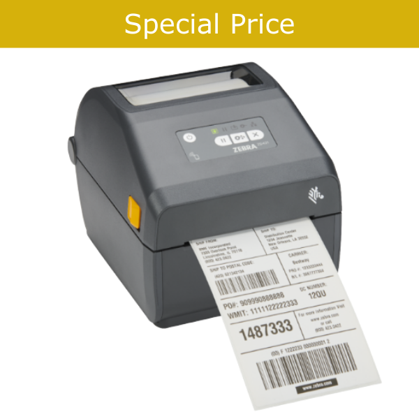 zebra zd421 direct thermal printer special offer