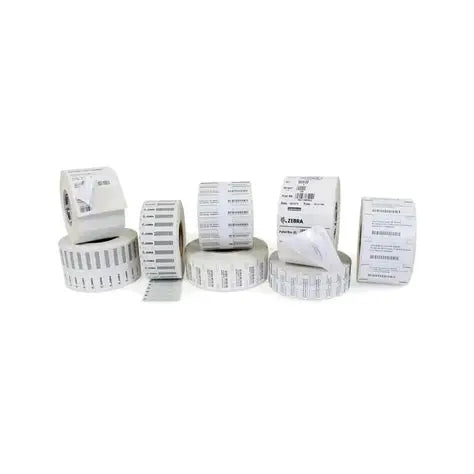 Zebra RFID Label - Polypropylene, 44X19mm, Thermal Transfer, Permanent Adhesive