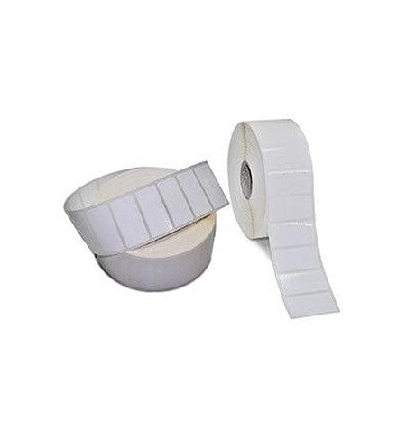 3011718 - Zebra 102mm x 76mm PolyE 3100T Gloss Polyethylene Permanent Adhesive Labels, 25mm core
