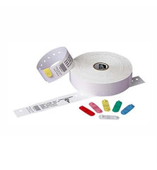 Zebra Z-Band Adult QuickClip White Wristbands Cartridge, 30.16 x 279.4mm, 1