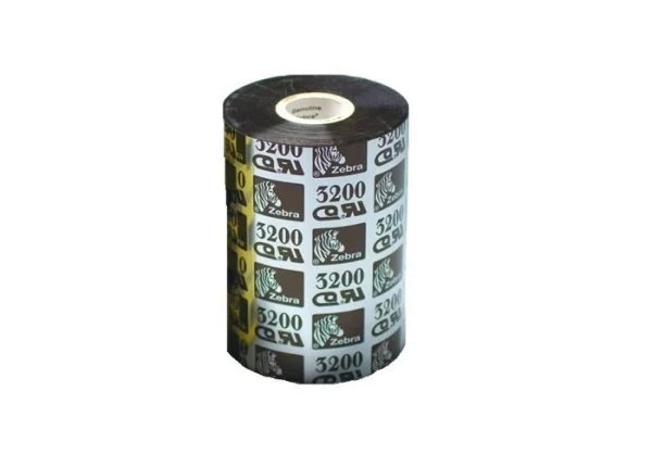03200BK04045 - Zebra 3200 High Performance Wax/Resin 40mm x 450m Ribbon
