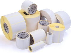 Zebra PolyPro 4000D 50.8 x 25.4mm Polypropylene Direct Thermal Mobile Printer Labels, Permanent Adhesive, 19mm Core, Perforation and Black Mark